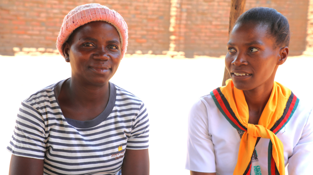 Irene (left) has been an unwavering source of strength and support for Fatima ©UNFPA/Joseph Scott