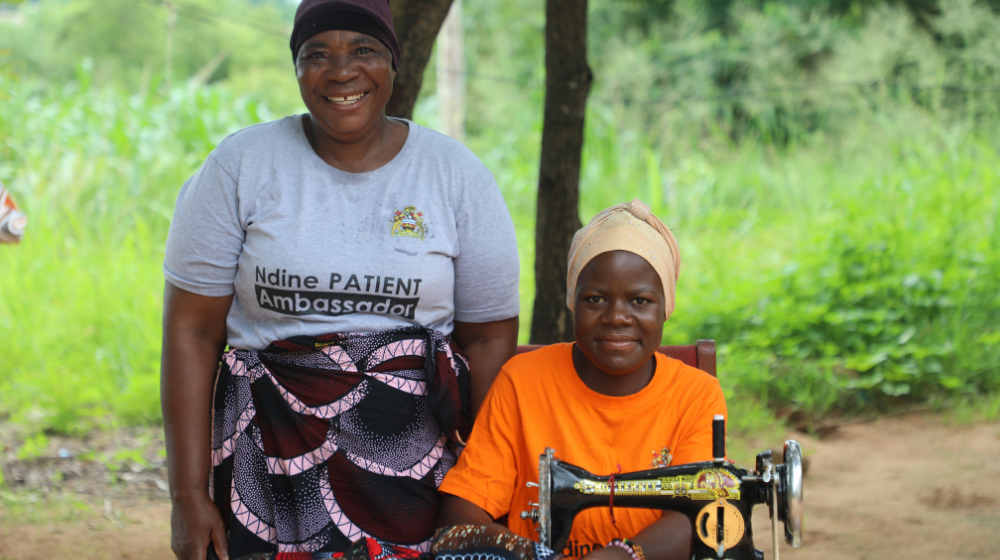 Sakina’s mother has been a pillar of strength during her recovery process ©UNFPA/Joseph Scott/2025