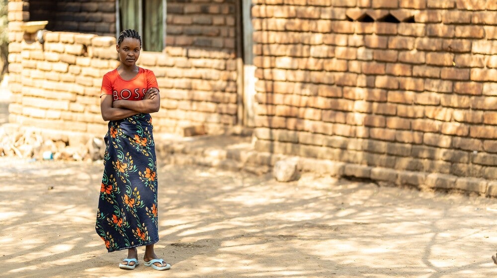 Fanny was supported by leaders in her community to go back to school ©UNFPA/2023