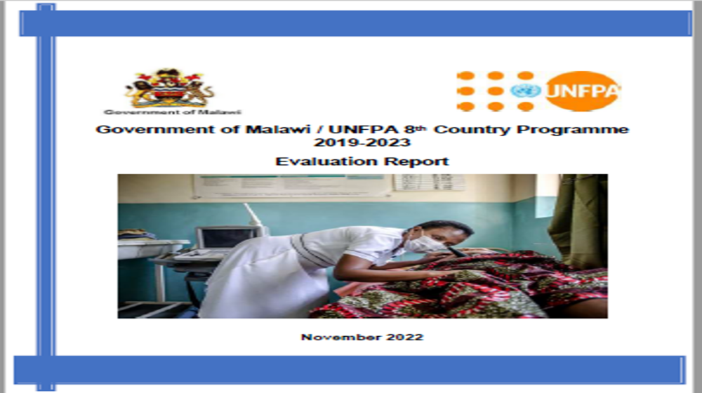 UNFPA Malawi CPE Evaluation Report - 7th December 2022 