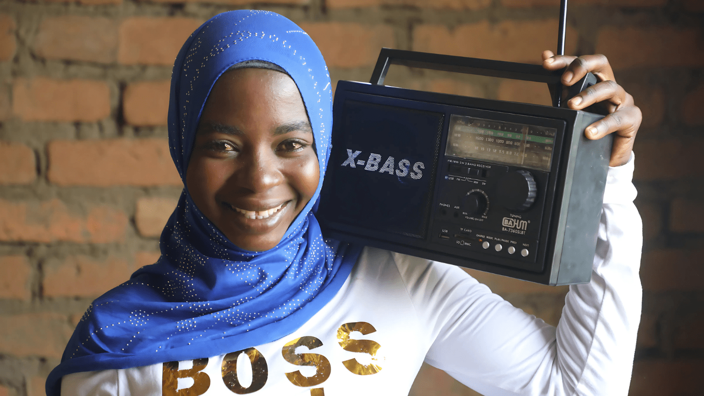 Farida says the radio drama has transformed her understanding of fistula ©UNFPA/Joseph Scott/2025