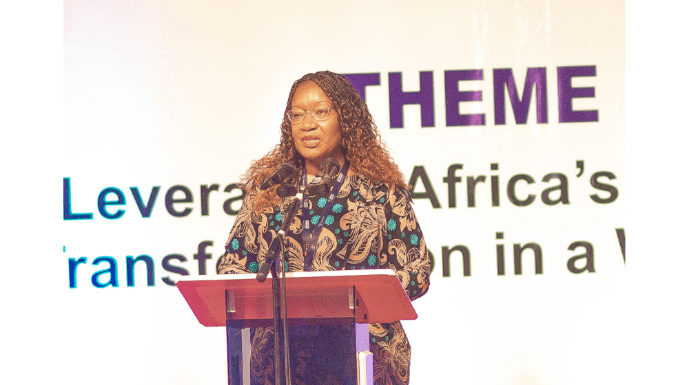 Ms. Zigomo (second from the left) with key dignitaries from the UN and Government during the opening session of the 9th APC 