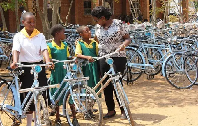 UN Foundation Hands Over 550 bicycles to JPAG beneficiaries