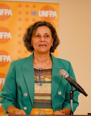 UNFPA Malawi Resident Representative, Ms. Nelida Rodrigues